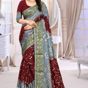 SSKJP - Bandhej / Bandhani Saree